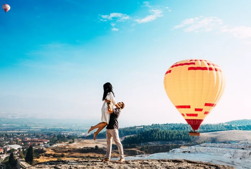 african safari hot air balloon